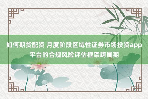 如何期货配资 月度阶段区域性证券市场投资app平台的合规风险评估框架跨周期